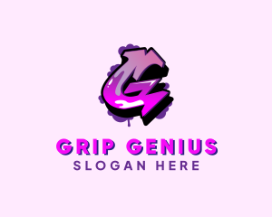 Graffiti Letter G logo design