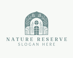 Natural Floral Home logo design