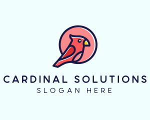 Wildlife Cardinal Bird logo