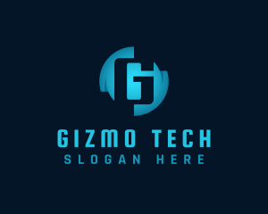 Digital Tech Letter G logo design