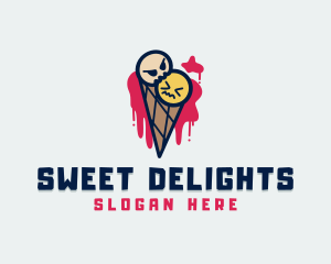 Scary Ice Cream Cone logo