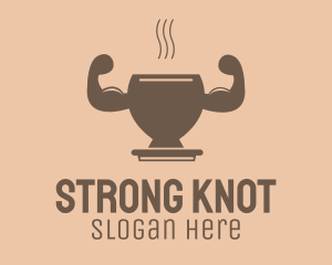 Strong Hot Drink logo design