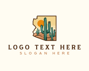 Arizona State Saguaro Cactus logo