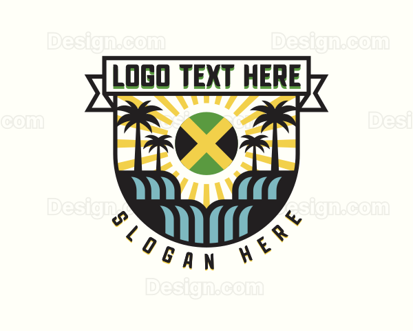 Reggae Caribbean Jamaica Logo