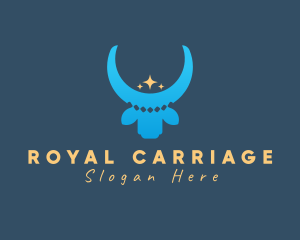 Royal Cow Sparkle logo design