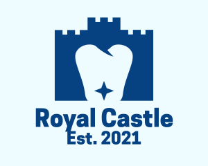 Castle Tower Tooth logo design