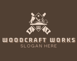 Carpentry Sculptor Woodwork logo