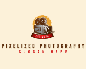 Media Camera Recording logo design