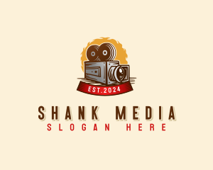 Media Camera Recording logo design