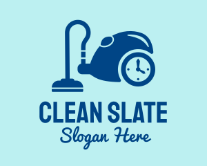 Hoover Cleaning Time  logo design