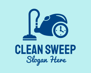 Hoover Cleaning Time  logo design