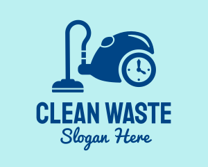 Hoover Cleaning Time  logo design