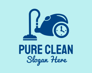 Hoover Cleaning Time  logo design