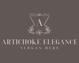 Elegant Floral Salon logo design