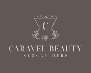 Elegant Floral Salon logo design