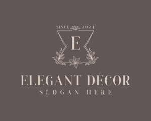 Elegant Floral Salon logo design