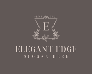 Elegant Floral Salon logo design