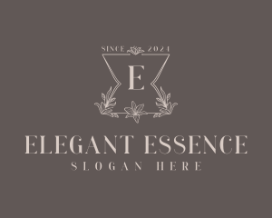 Elegant Floral Salon logo design