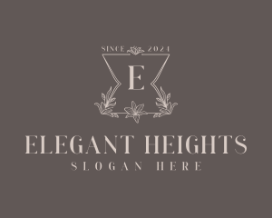 Elegant Floral Salon logo design