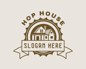 Town House Roofer logo design