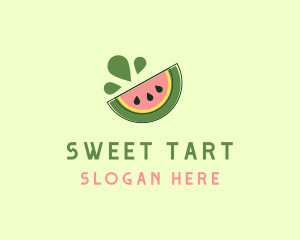 Juicy Fruit Watermelon logo design