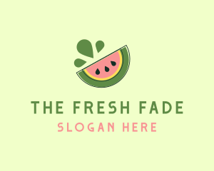 Juicy Fruit Watermelon logo design