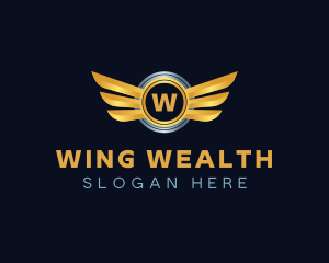 Aviation Wings Automotive logo design