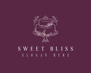 Princess Floral Cake logo design