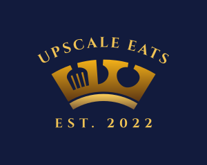 Royal Utensil Crown logo design