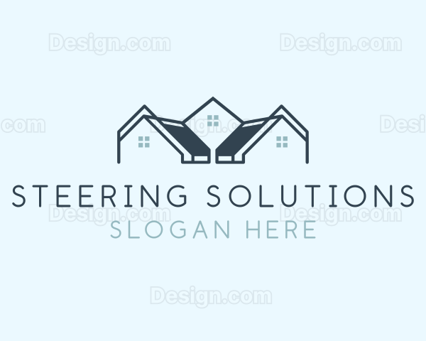 Home Roofing Contractor Logo