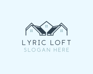 Home Roofing Contractor logo design