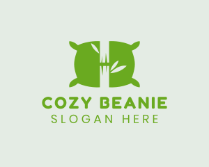 Green Bamboo Pillow logo design