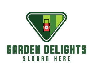 Garden Field Mowing logo design