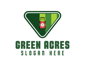 Garden Field Mowing logo design