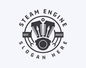 Mechanic Engine Repair logo design