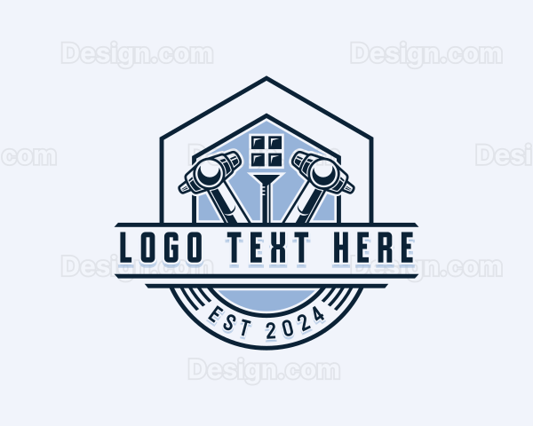 Construction Remodeling Contractor Logo