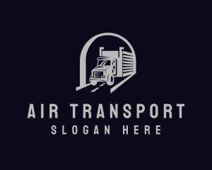 Delivery Truck Logistics logo design