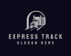 Delivery Truck Logistics logo design