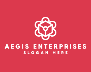 Tech Flower Enterprise logo design