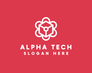 Tech Flower Enterprise logo design