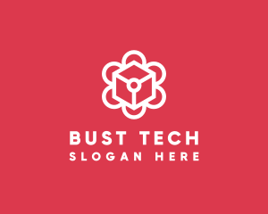 Tech Flower Enterprise logo design