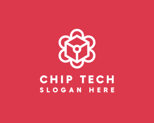 Tech Flower Enterprise logo design