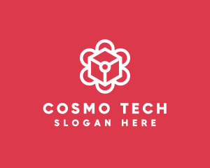 Tech Flower Enterprise logo design