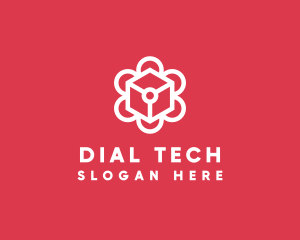 Tech Flower Enterprise logo design