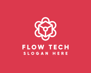 Tech Flower Enterprise logo design