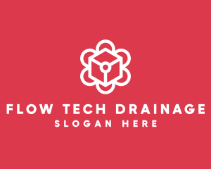 Tech Flower Enterprise logo design