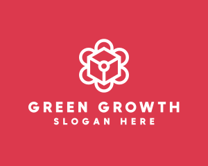 Tech Flower Enterprise logo design