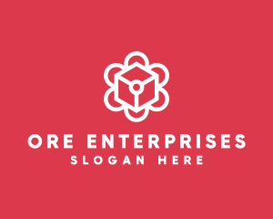 Tech Flower Enterprise logo design