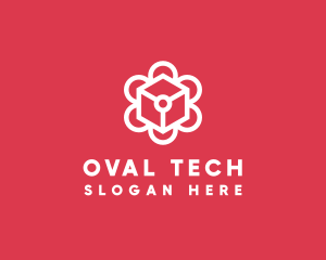 Tech Flower Enterprise logo design