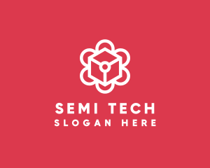 Tech Flower Enterprise logo design